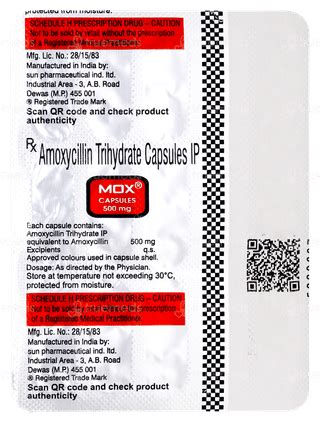 Mox 500mg Capsule – Treat Bacterial Infections Efficiently