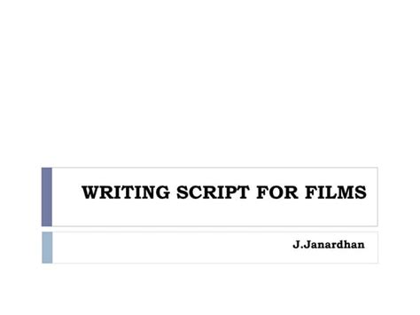 Image result for PowerPoint Image for Write a Script