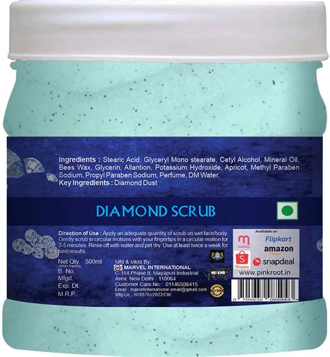 Buy PINK ROOT DIAMOND SCRUB 500ML Online & Get Upto 60% OFF at PharmEasy