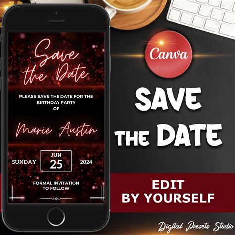 Graduation Save the Date Template for Texting, Save the Date Text ...