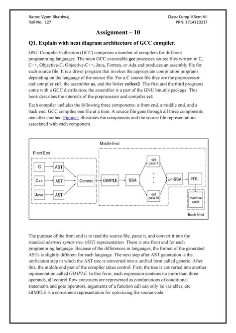 Assignments-1 - Lecture notes 18-19 - Compiler Design - BVP - Studocu