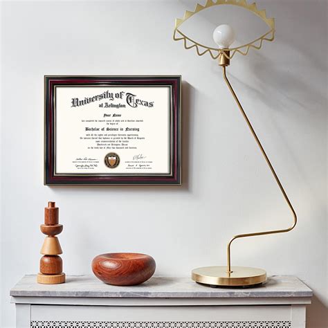 Buy GraduationMall 8.5x11 Certificate Diploma Frame,Solid Wood & UV ...
