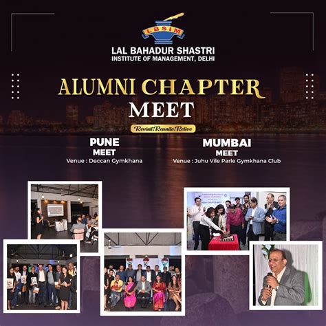 Mumbai & Pune Alumni Chapter Meets| LBSIM