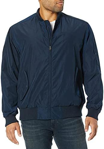 Buy French Connection Men's Boulevard Light Bomber, Marine Blue ...