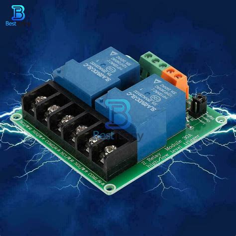 2 Channel 30A 5/12/24V High/Low Trigger Relay Module India | Ubuy