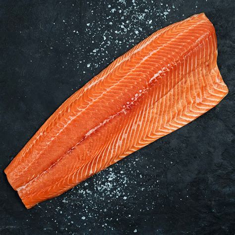 Skinless Sashimi Grade Atlantic Whole Salmon Fillet – Wild Fork Foods