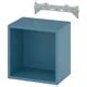 EKET wall-mounted shelving unit, white, 35x25x35 cm (133/4x97/8x133/4 ...