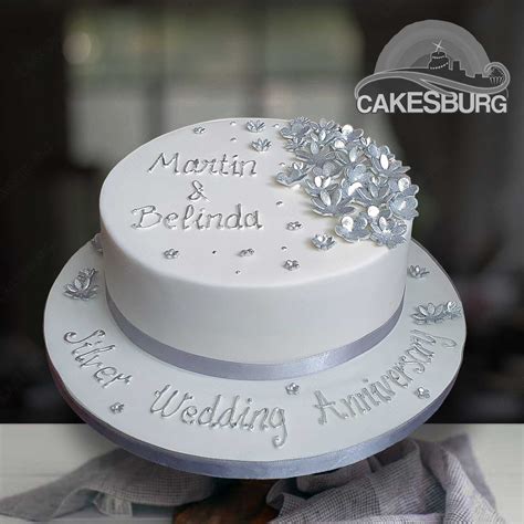 Silver Flower Wedding Cakes Custom Wedding Cakes Millers Bakery
