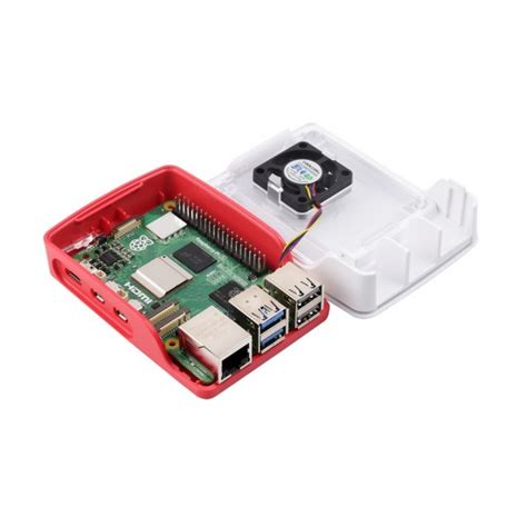 Buy Raspberry Pi 5 Official Enclosure Case - White & Red Online In ...