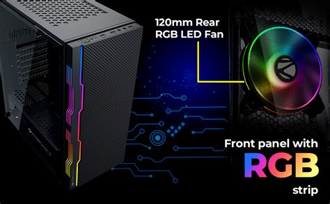 Amazon.in: Buy ZEBRONICS Zeb-Platonic Computer case/Gaming Cabinet with ...