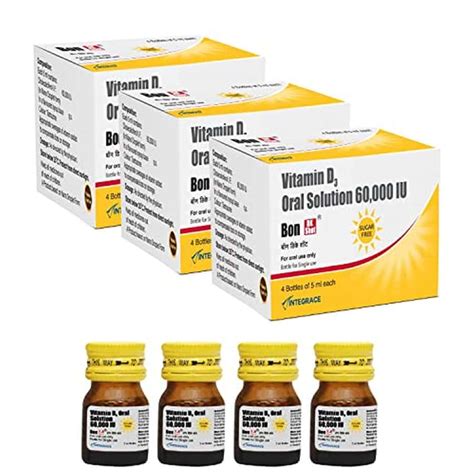 Buy BON DK SHOT SUGARFREE VITAMIN D3 ORAL SOLUTION (8 SHOTS- 5ML EACH ...