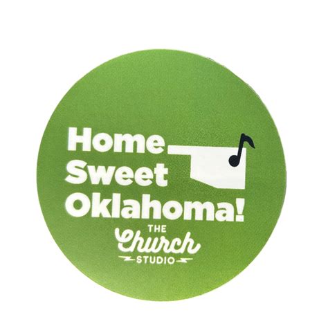 Home Sweet Oklahoma Sticker – THE CHURCH STUDIO