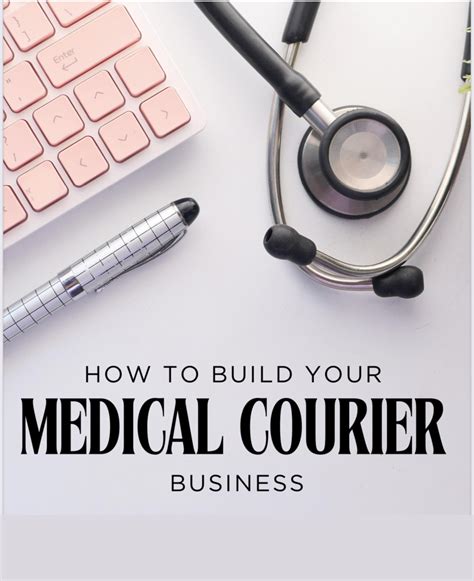 Medical Courier Business Startup Guide: 50+ Company Contracts - Etsy