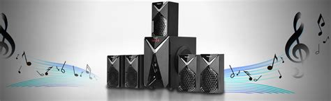 Impex Beat B1 85 Watts 5.1 Channel Multimedia Speaker System with USB ...