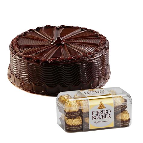 Buy Chocolate cake and ferrero rocher Online at Best Price | Od