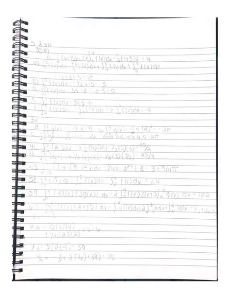 52HW Calculus Problems and Solutions: Integration Techniques - Studocu