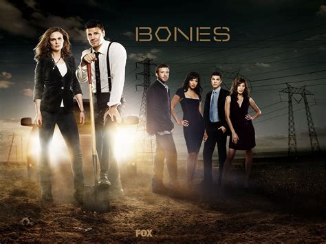 Bones TV Show Cast HD Wallpaper – Booth, Brennan & Team Spotlight