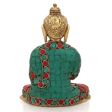Buy Brass Abhaya Buddha Idol Showpiece Home Decor Religious Fengshui ...