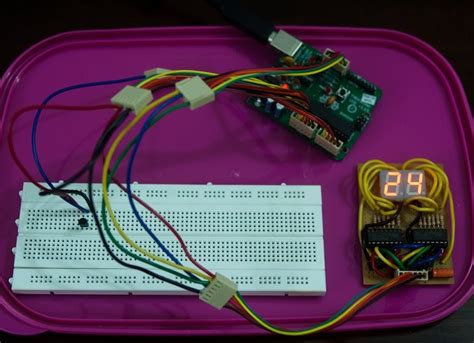 Image result for Temp Humidity Arduino 7-Segment LED