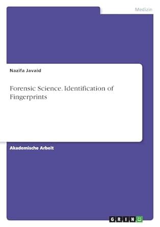 Buy Forensic Science. Identification of Fingerprints Book Online at Low ...
