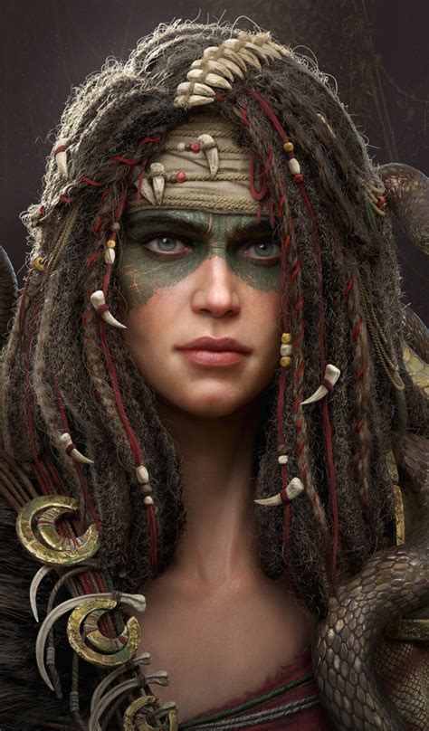 Download wallpaper Look, Fangs, Dreadlocks, Medusa, The Gorgon Medusa ...