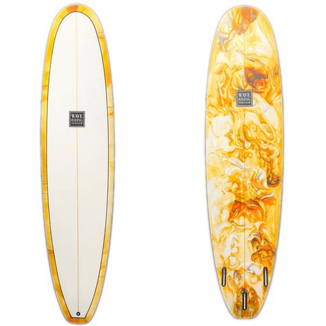 WRV 7'6" Kamp Trident Orange Swirl Surfboard – Waterboyz