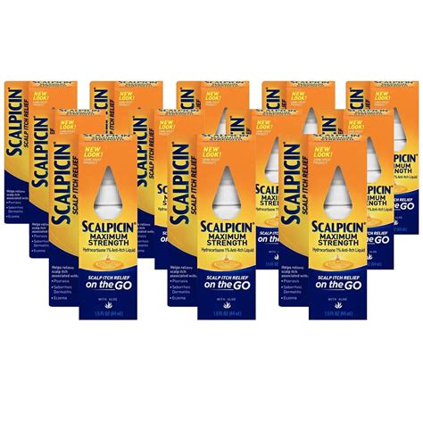 Scalpicin Maximum Strength Itchy Scalp Treatment - Hydrocortisone ...