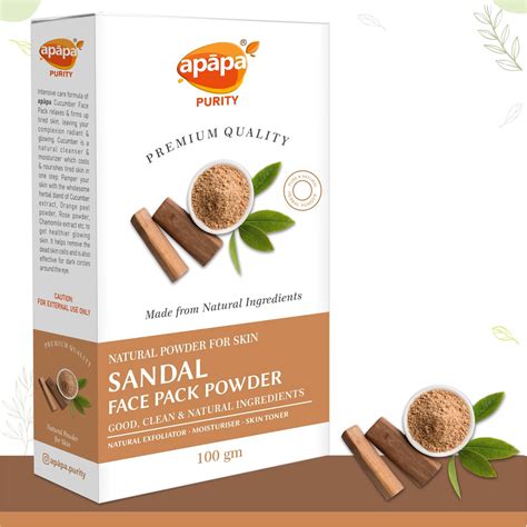 APĀPA Skin Toning Natural Sandal Face Pack Powder