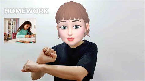 Image result for Student ASL Sign Homework