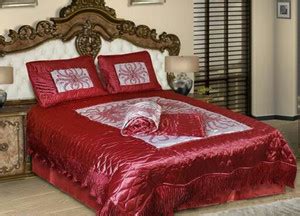 Kaashvi Satin Queen Sized Bedding Set - Buy Kaashvi Satin Queen Sized ...
