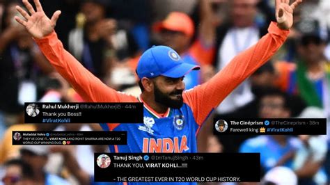 'Thank You King' Virat Kohli Leaves Everyone Teary-Eyed As He Announces ...