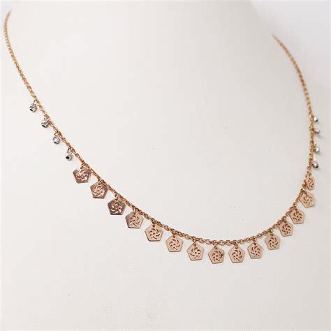 Buy Polygon Shape Hanging Necklace in Kerala, India | Chungath ...