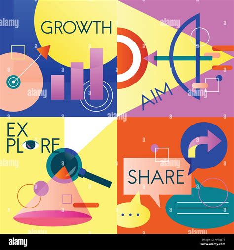 Icon Business Vector Set Colorful Stock Vector Image & Art - Alamy