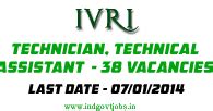 Indian Veterinary Research Institute (IVRI) Recruitment 2013 ...