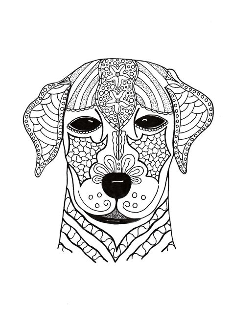 Puppy Coloring Pages Hard
