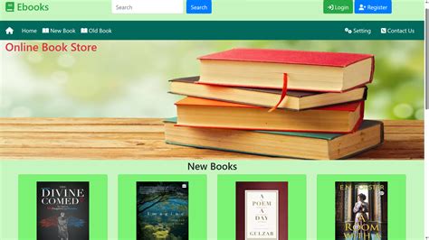 Java Online Bookstore Program 的图像结果