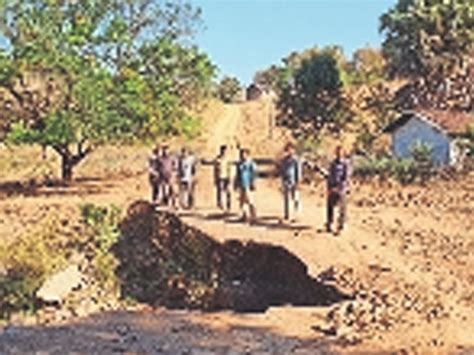 After being washed away by monsoon in Khokhra (Wa), the Pavdeep remains ...