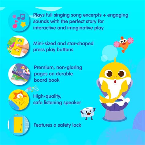 Buy Baby Shark Potty Time 3 Button Story Sound Book | Baby Shark Toys ...