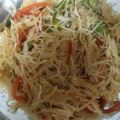 Veg. rice noodles recipe by charu gupta at BetterButter