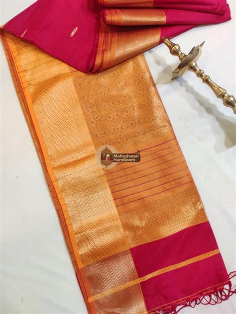 Maheshwari Pure Mulberry Silk Sarees Manufacture & Wholesalers ...