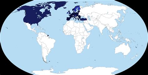 Map Of Nato Nations