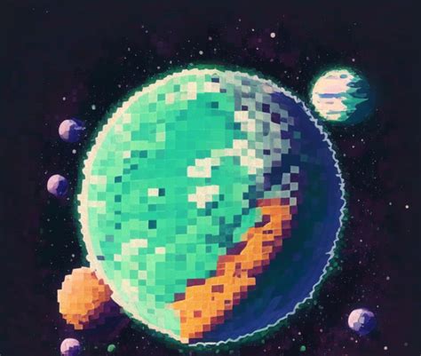 Space Pixel Art 的图像结果