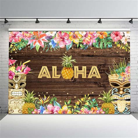Avezano Aloha Luau Party Backdrop 7x5ft Tropical India | Ubuy
