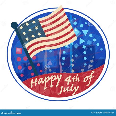 4th Of July Paintings - Painting Watercolor