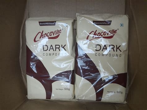 Chocoville Dark Compound Slab 500g : Amazon.in: Grocery & Gourmet Foods
