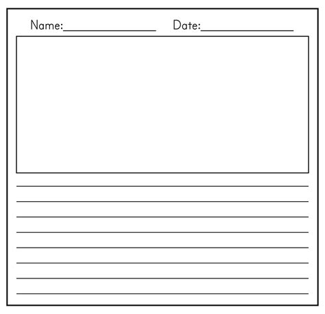 Primary Writing Paper Template - 10 Free PDF Printables | Printablee ...