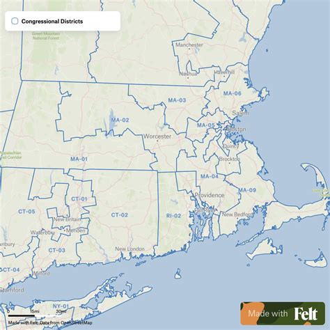 Congressional Districts in Massachusetts