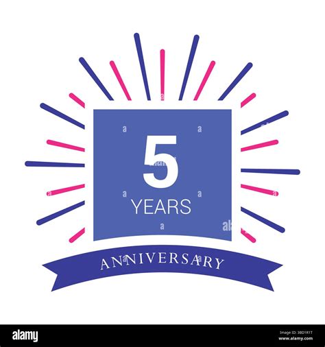 5 years anniversary celebrations logo design concept Five years ...
