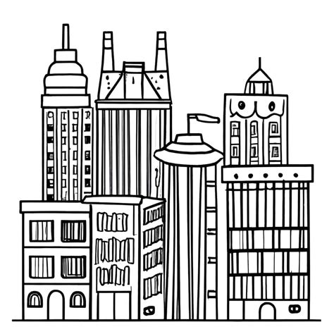 City coloring pages - ColoringLib