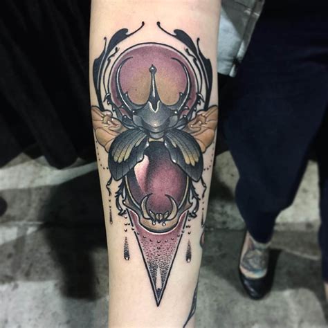 Traditional Beetle Tattoo